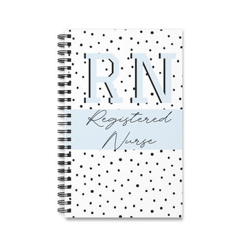 Registered Nurse Polka Dot Notebook
